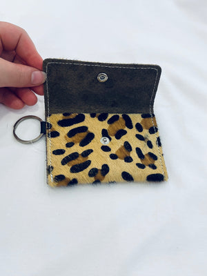 "Cheetah on the Go" Keychain Wallet