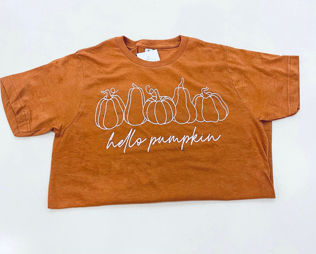 "Hello Pumpkin" t-shirt