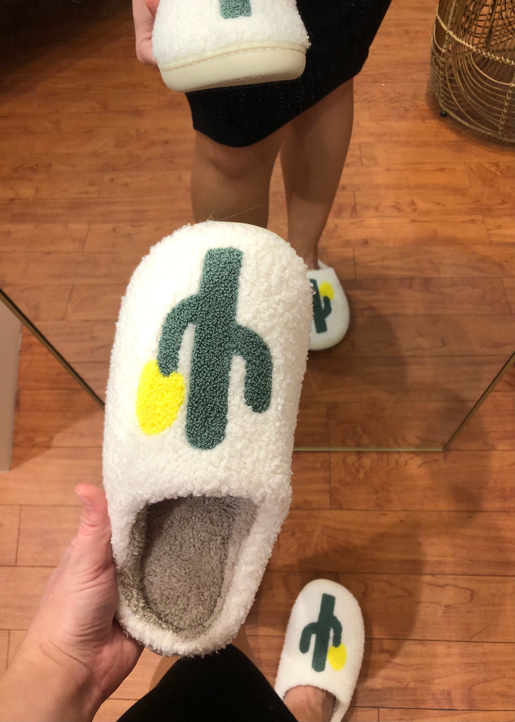 "Cactus Comfort" house shoes