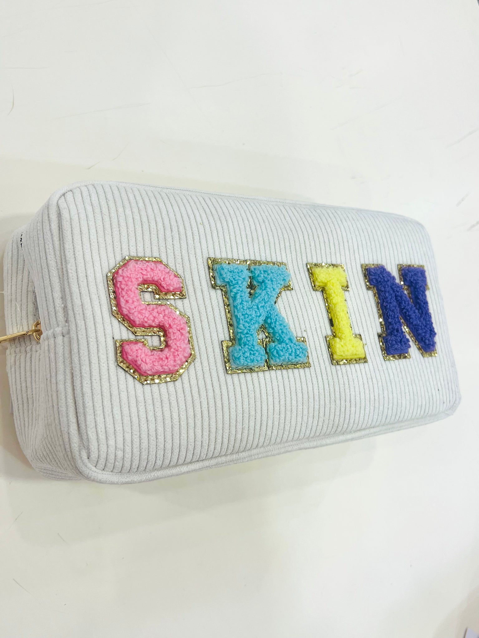 "Perfect in Pastel" cosmetic bags