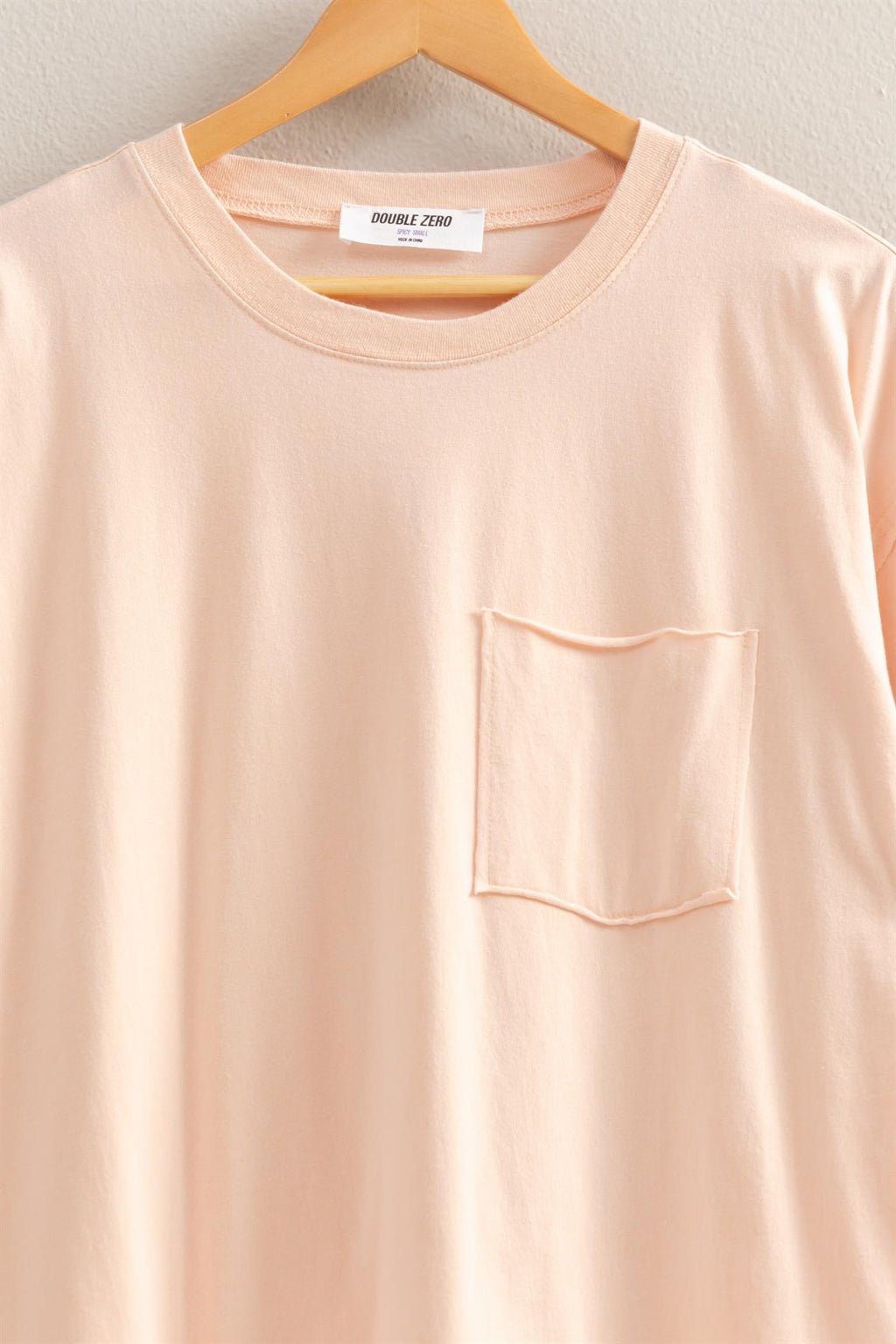 "Lazy Days" (dusty pink)  pocket tee