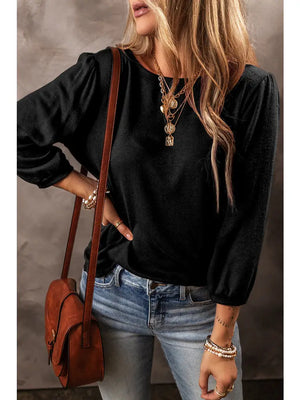 "Cute and Casual" (black) top