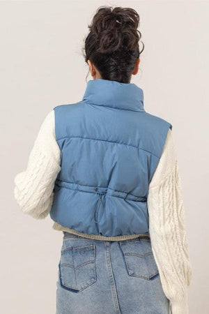 "Ice Skating Days" Puffer Vest