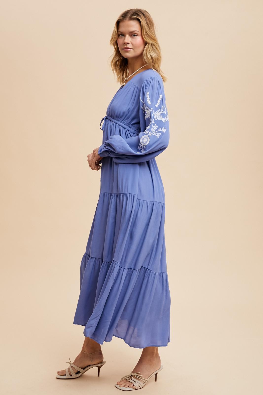 "Low Key Beauty" (blue) dress
