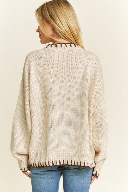 "Darling Details" plus sweater