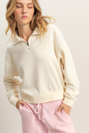 "Staying Trendy" Half Zip Pullover