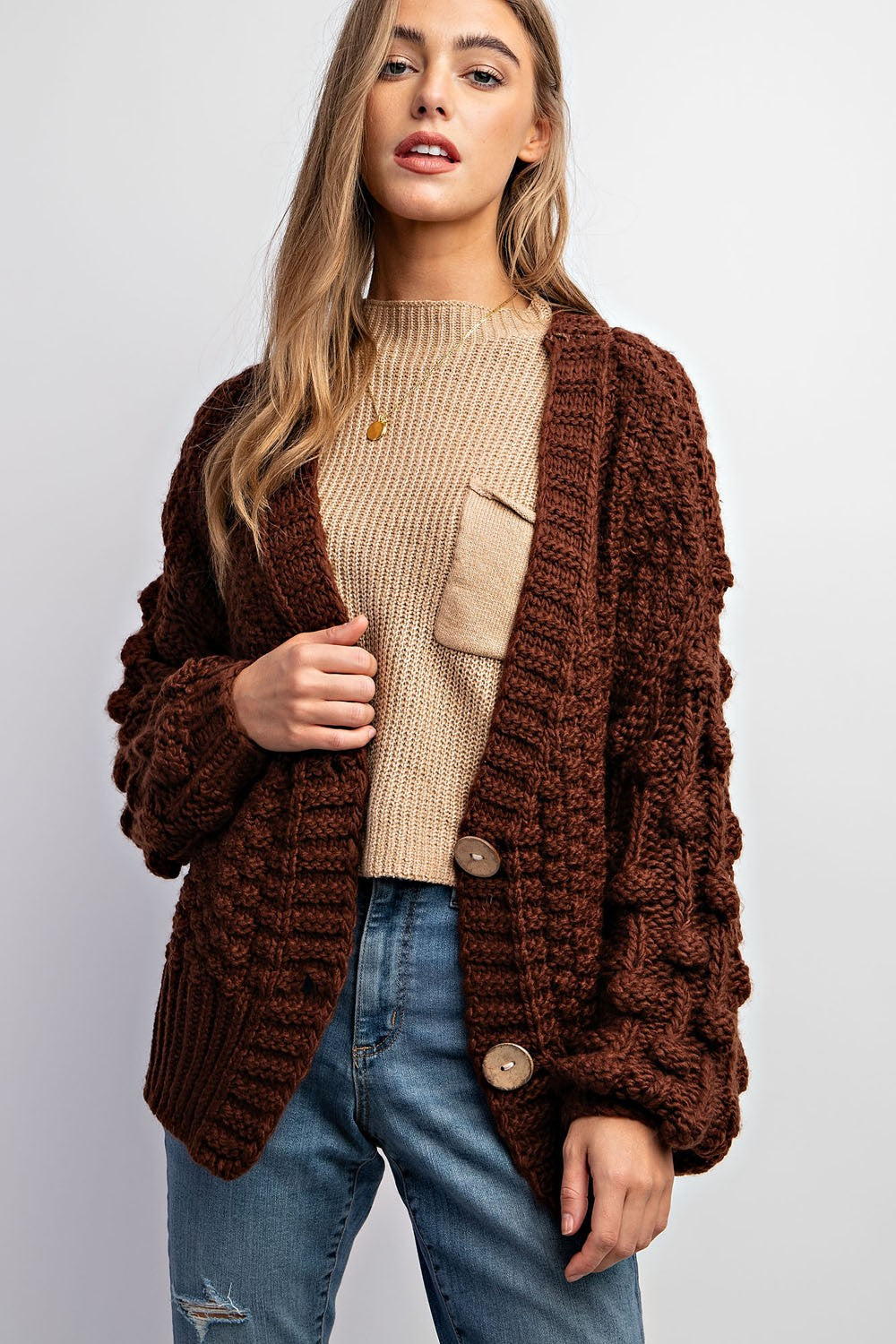 "The Rustic Retreat" plus cardigan