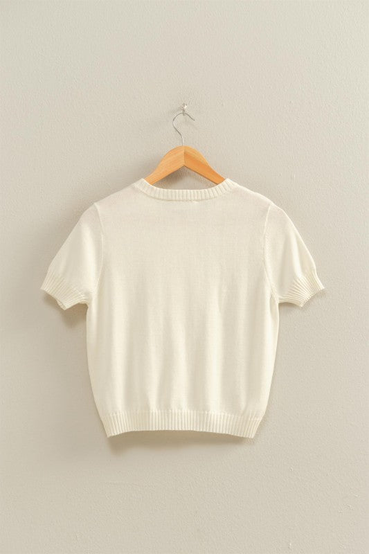 "Cream and Sugar Please" top