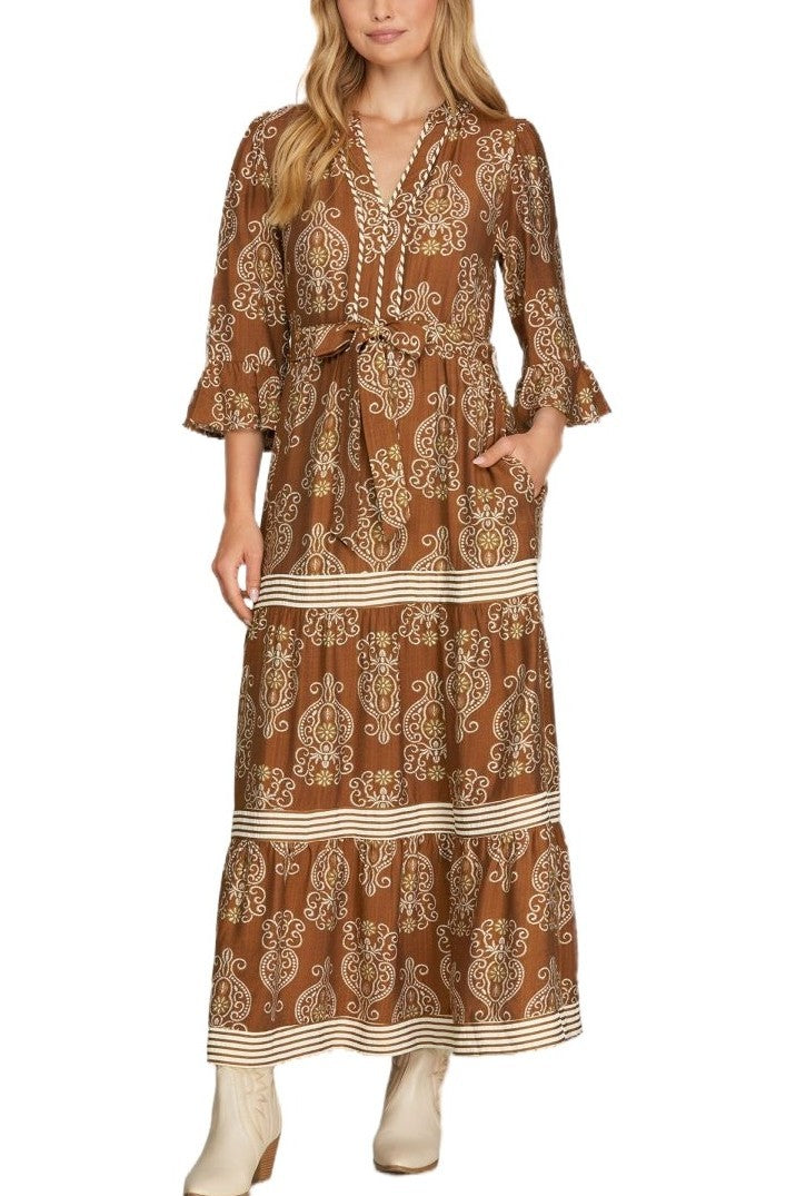 "Harvest Whirl" dress