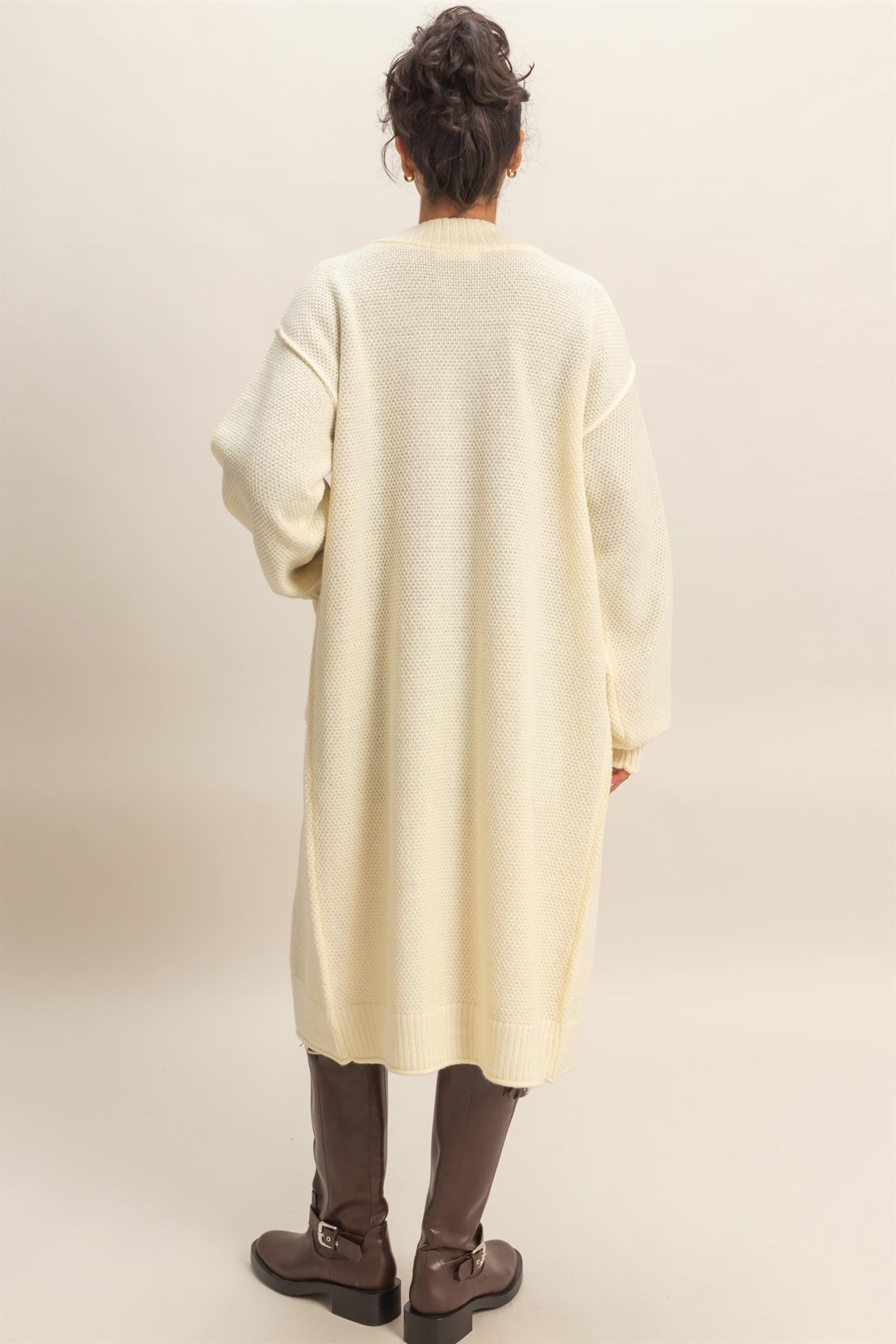 "Winter White Cardigan"sweater