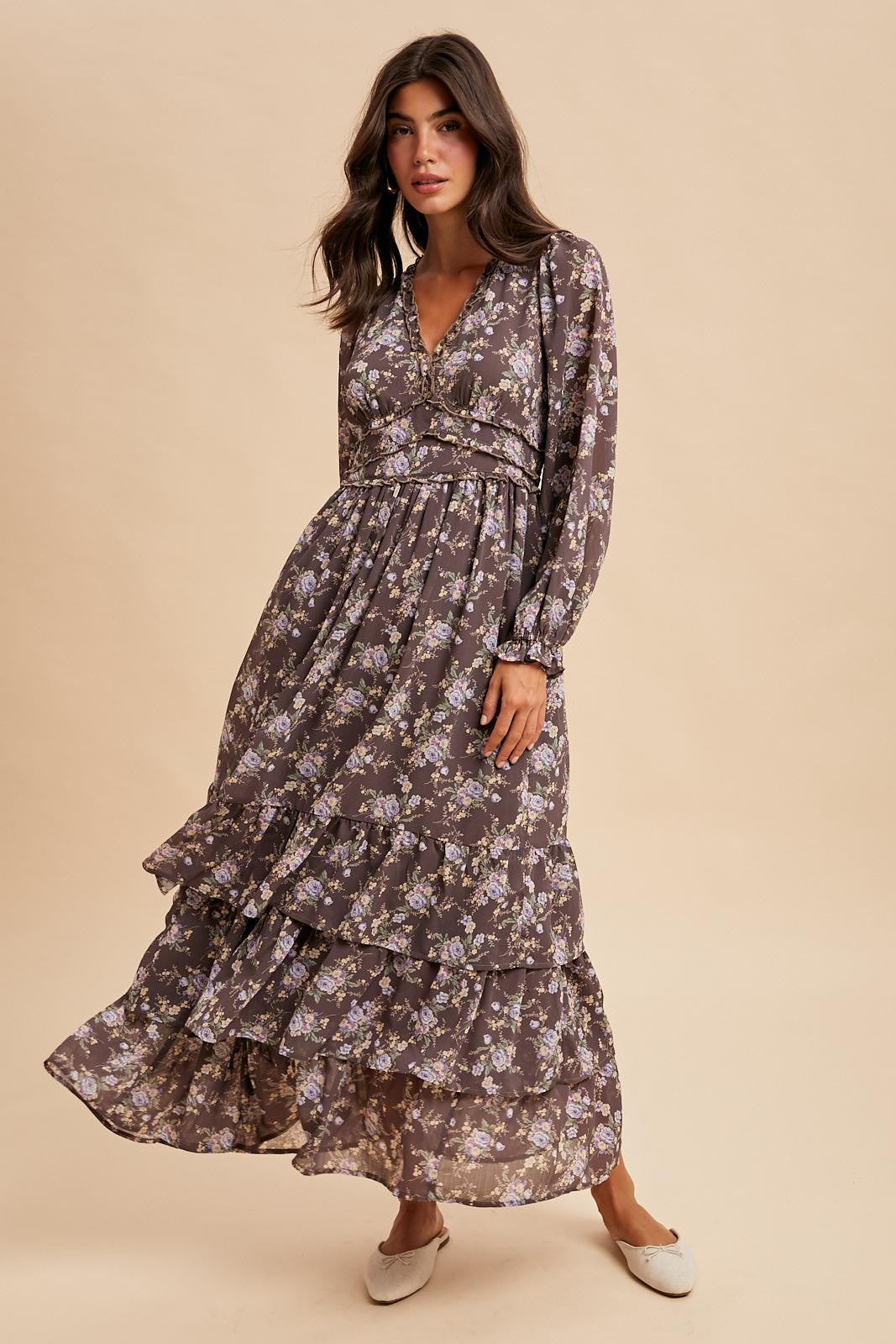 "Chocolate Blossom" dress