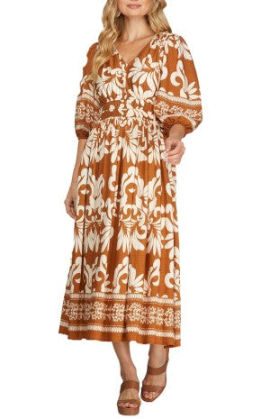"Add Swirl In My Coffee" (caramel) dress