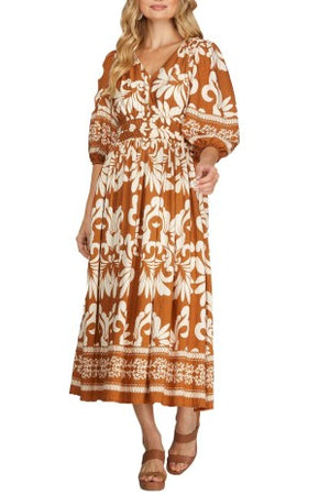 "Add Swirl In My Coffee" (caramel) dress