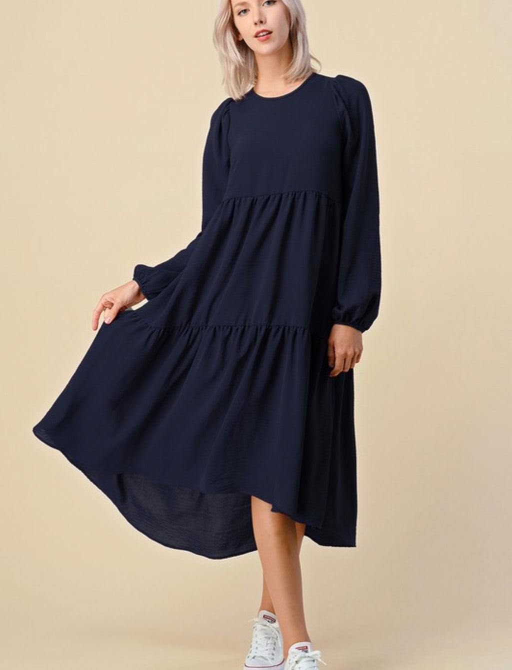 "Effortless and Easy" (navy)dress