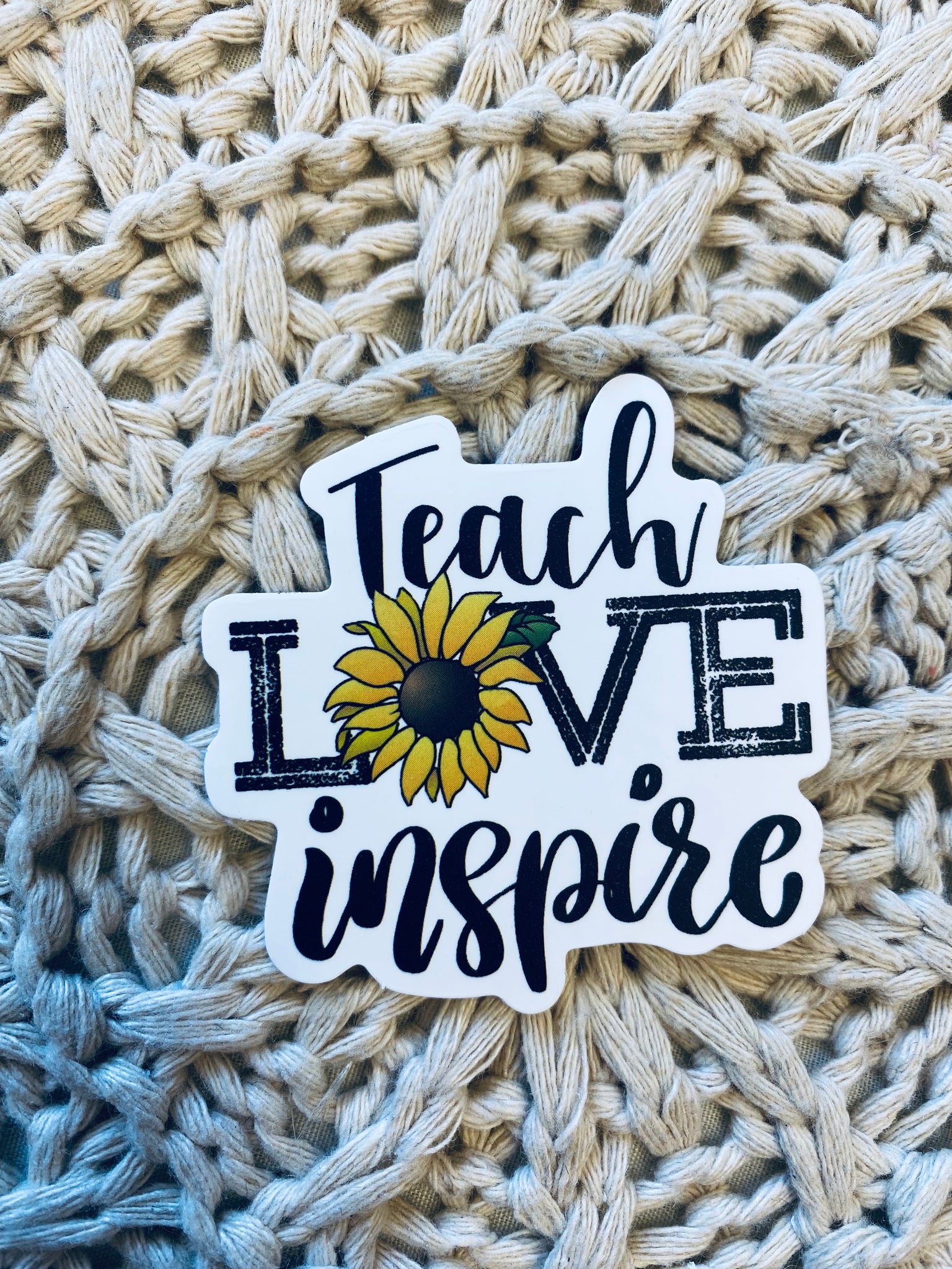 “Teacher” themed stickers