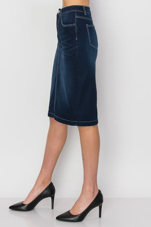 "Plain Jane Denim" Be-Girl skirt