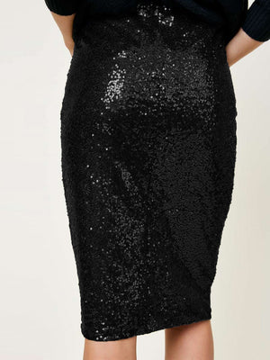 "Glisten and Glam" (black) skirt