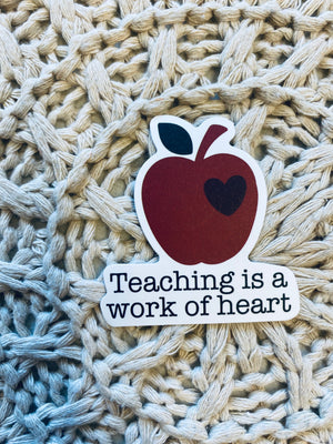 “Teacher” themed stickers