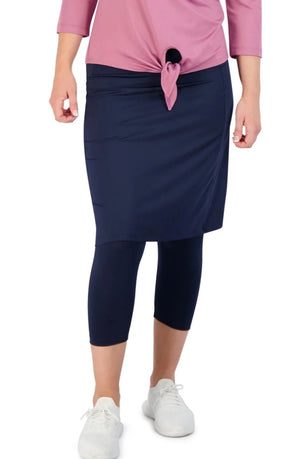 "Fit" (navy) Snoga athletic skirt