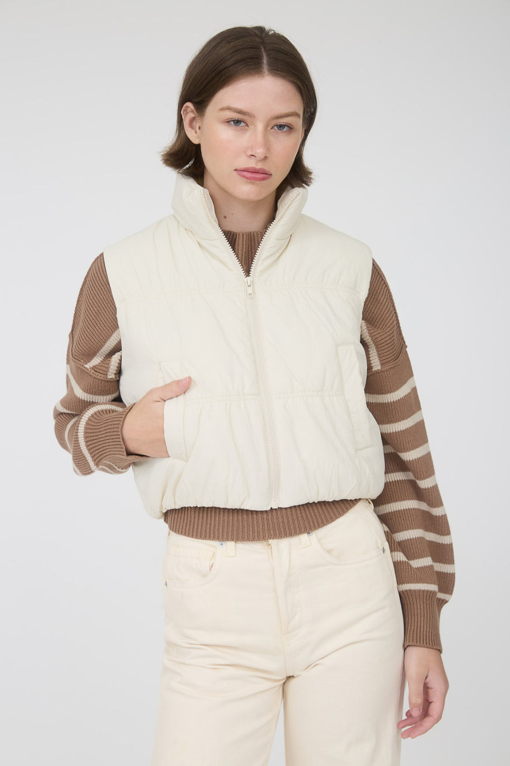 "Frosted Dreams" puffer vest