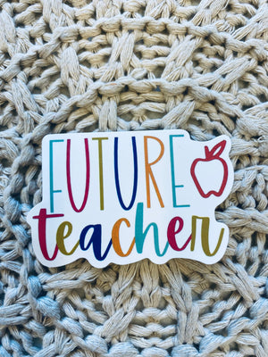 “Teacher” themed stickers