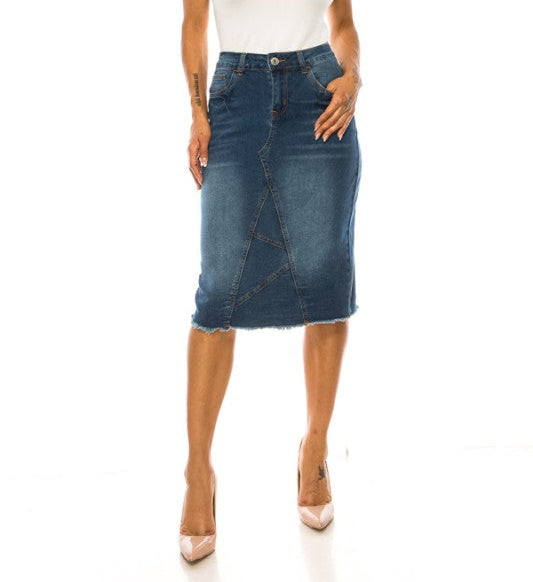 "Crossroads Denim" (be-girl) skirt