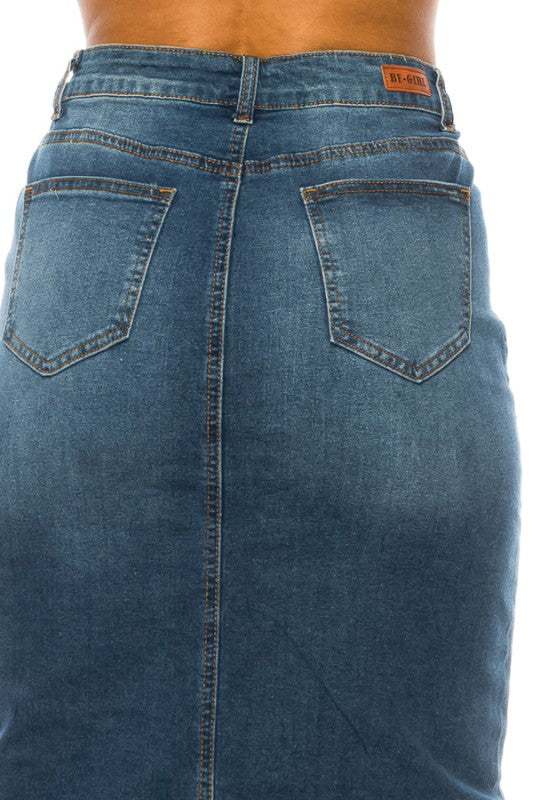 "Crossroads Denim" (be-girl) skirt