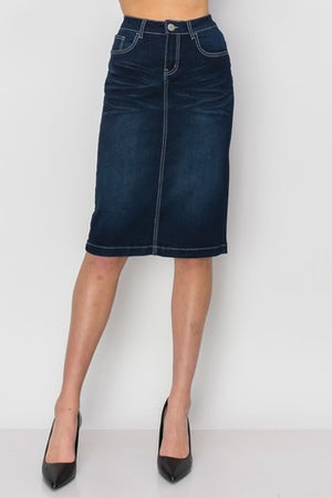 "Plain Jane Denim" Be-Girl skirt