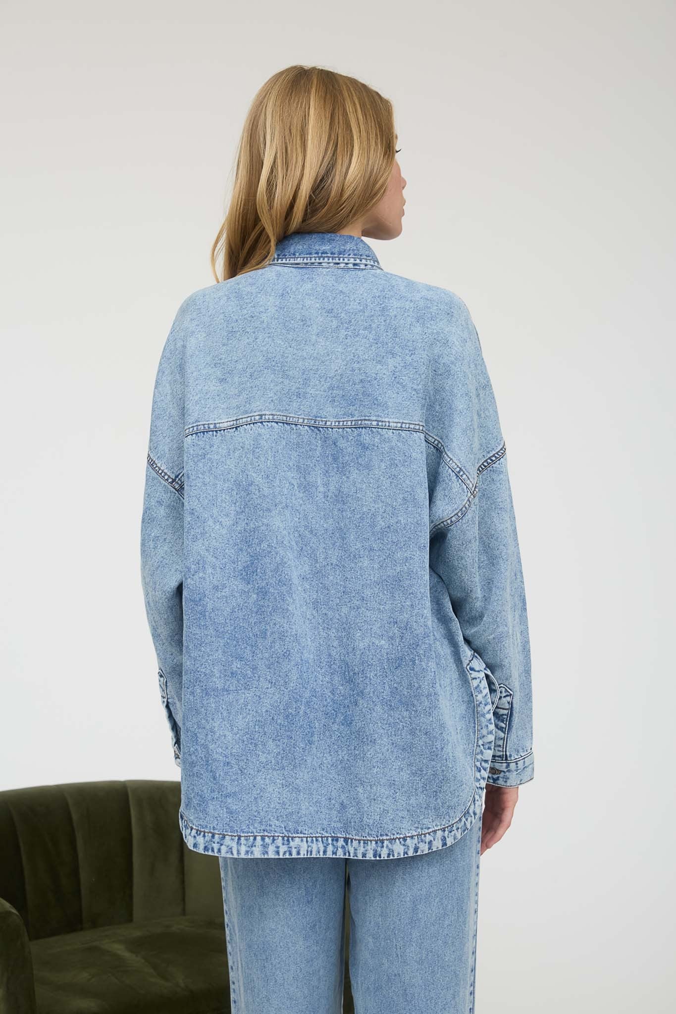 "Denim Holiday"(plus) jacket