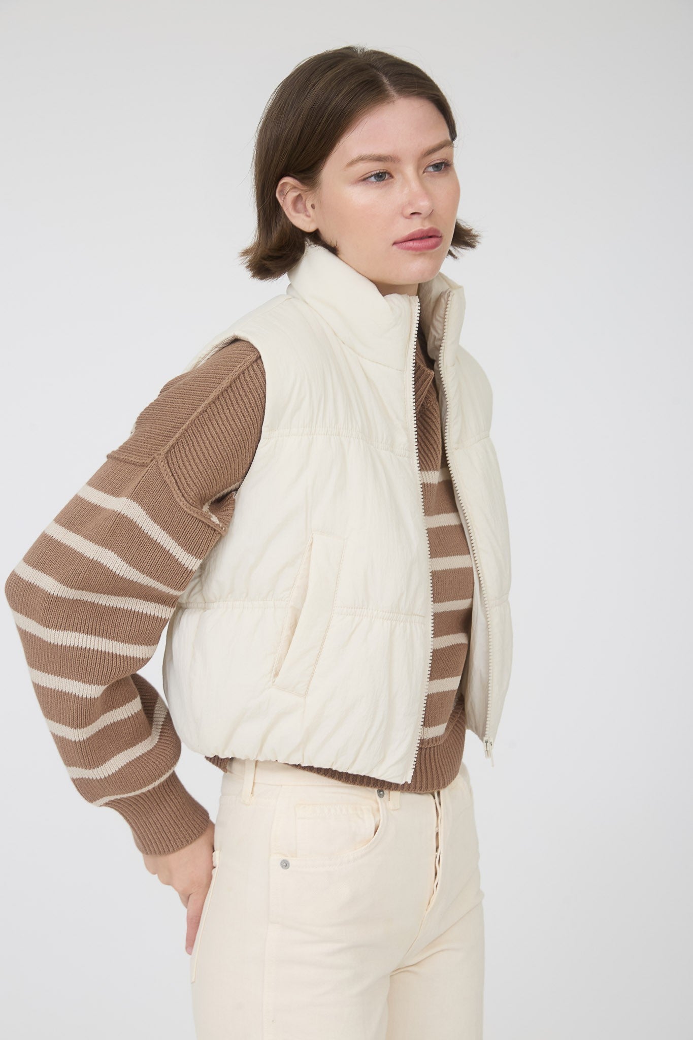 "Frosted Dreams" puffer vest