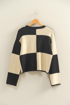 "Square Up For Fashion" sweater