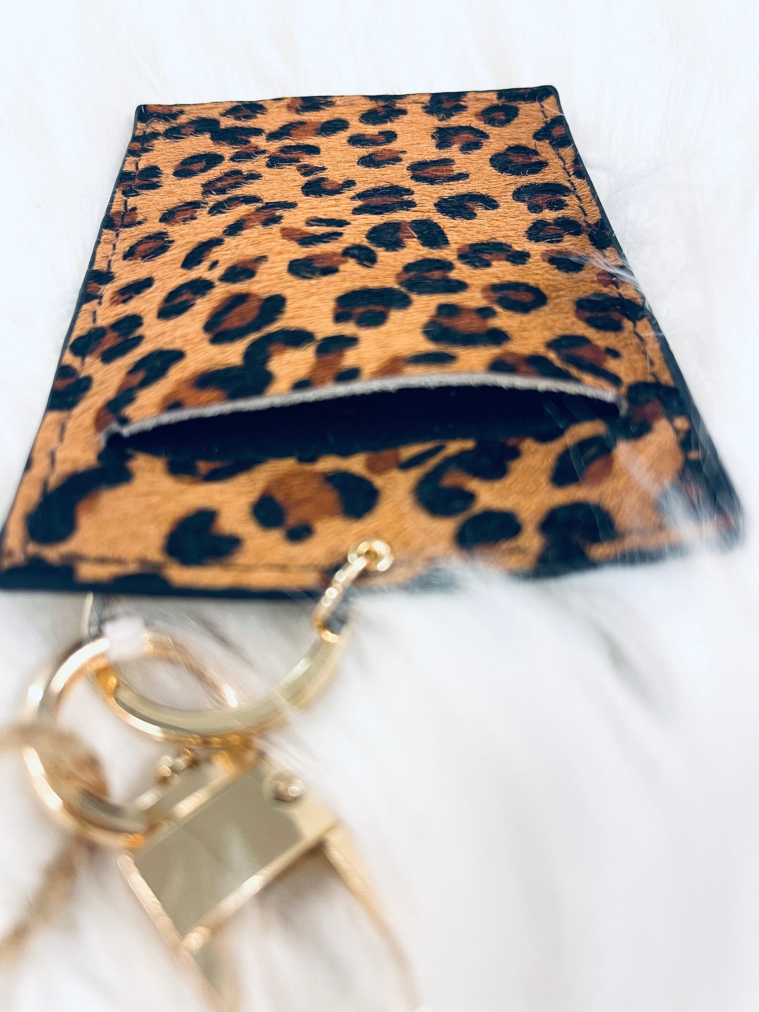 "Dreaming Of Leopard" Keychain Wallet