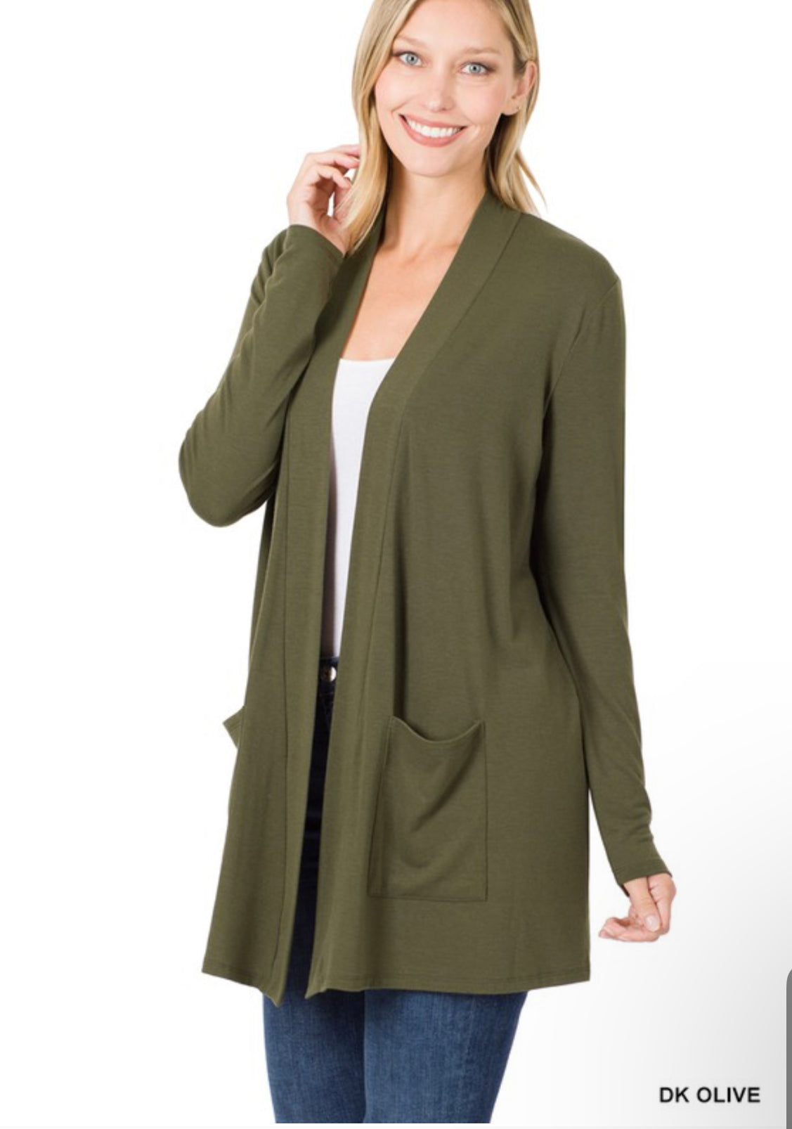 “Shades of Green” reg & plus cardigan