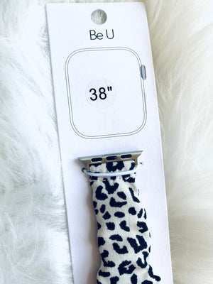 Leopard Scrunchie Smart Watchband