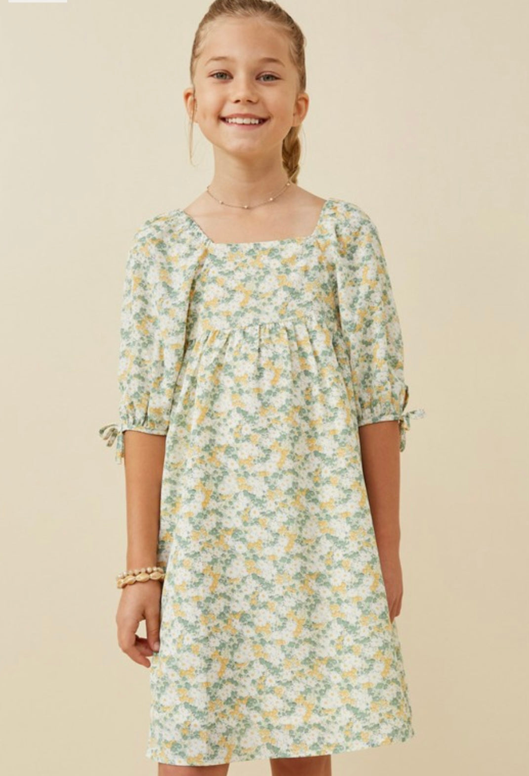 "Walking In Daisies" girls dress