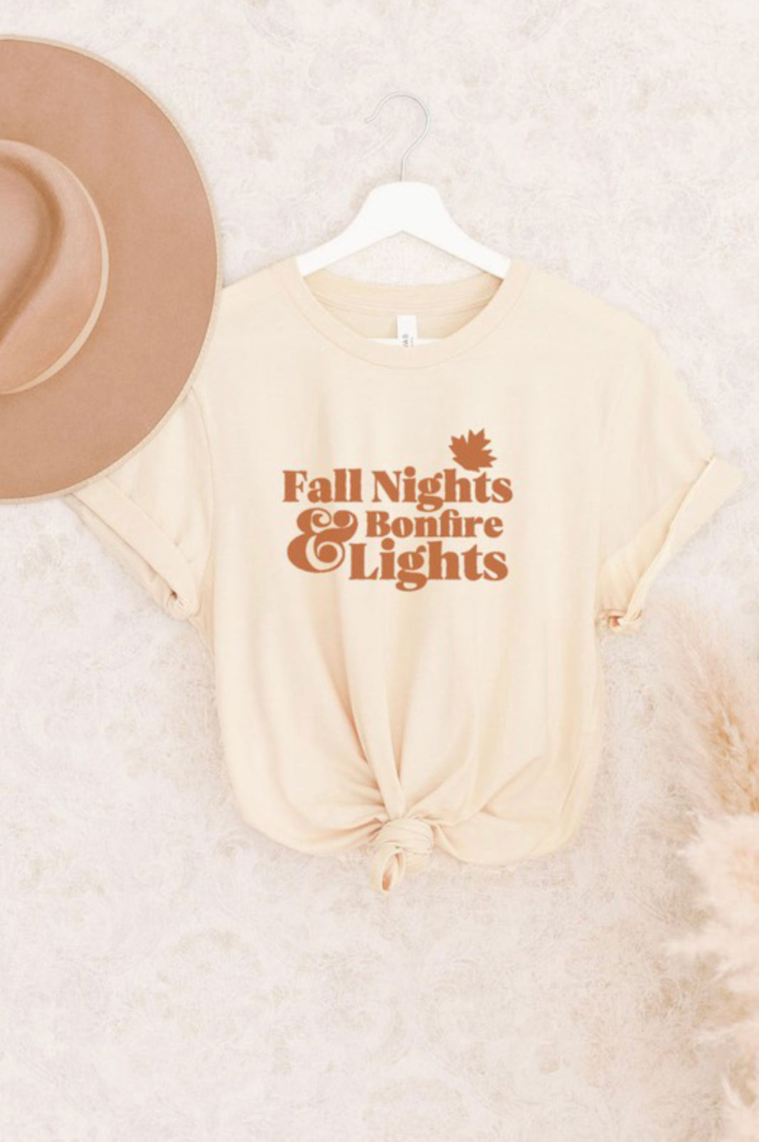 "Fall Nights & Bonfire Lights" T-Shirt