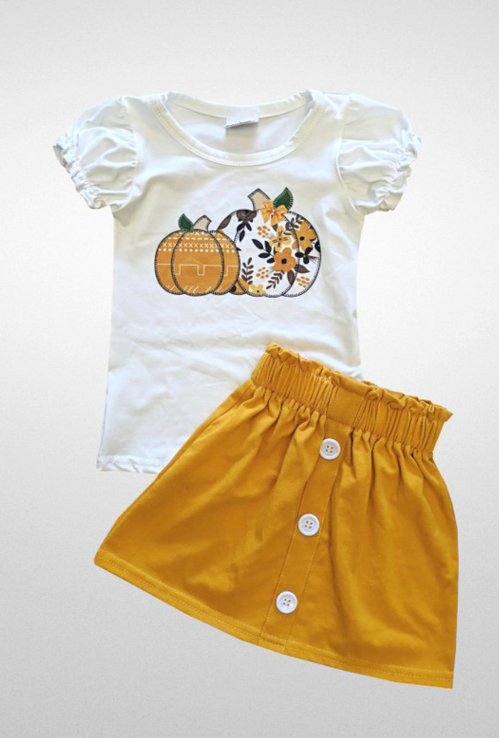 “Little Pumpkin” little girl’s outfit