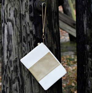 “Shimmer Into Spring” clutch crossbody