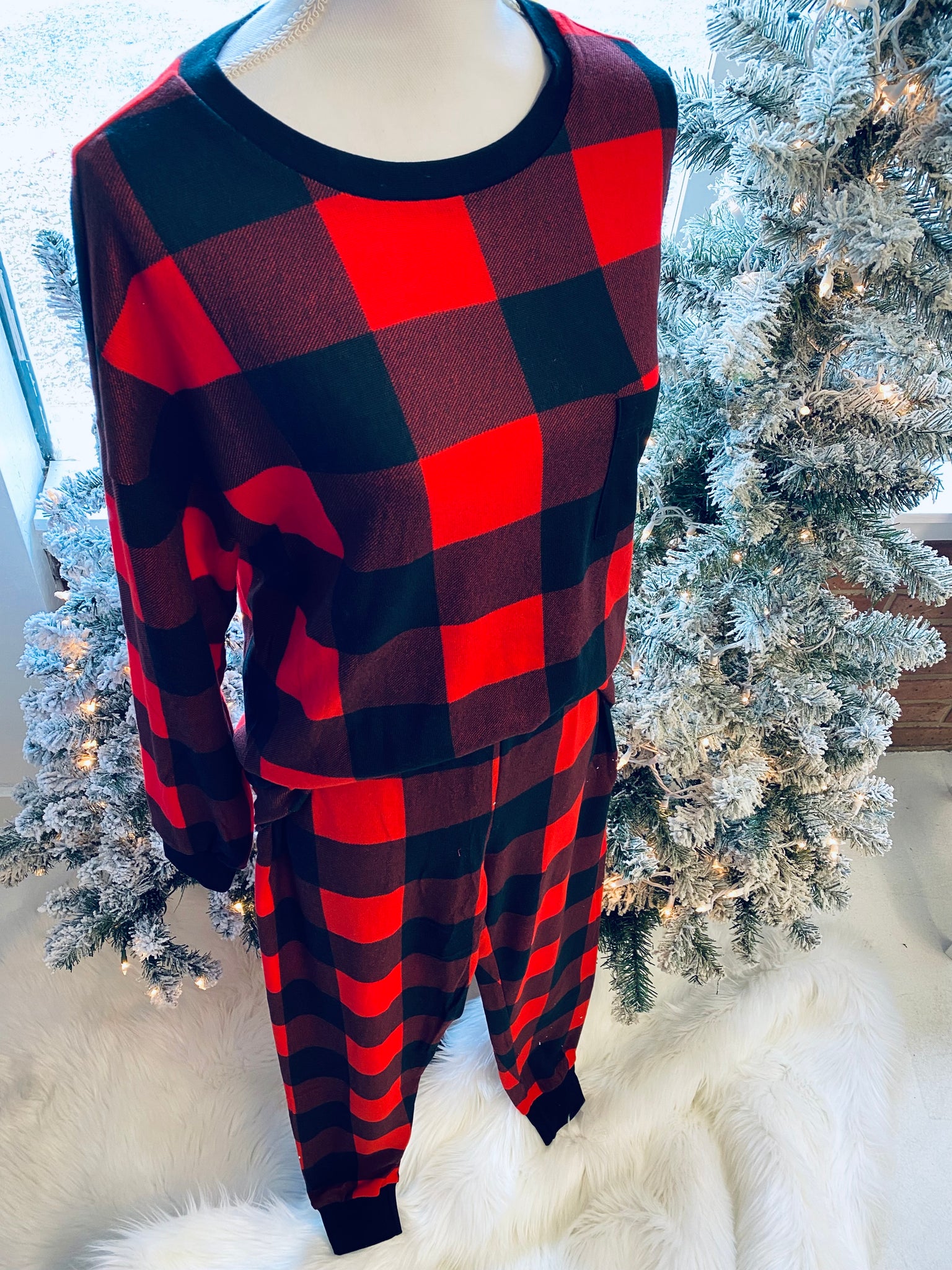 "Perfect In Plaid" Pajama's