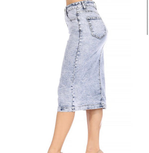 "All Washed Up" Denim Be Girl skirt