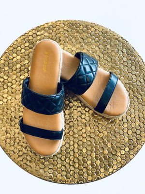 "Bamboo" wedge flats/shoes