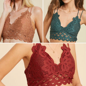 "Lovely In Lace" Bralettes