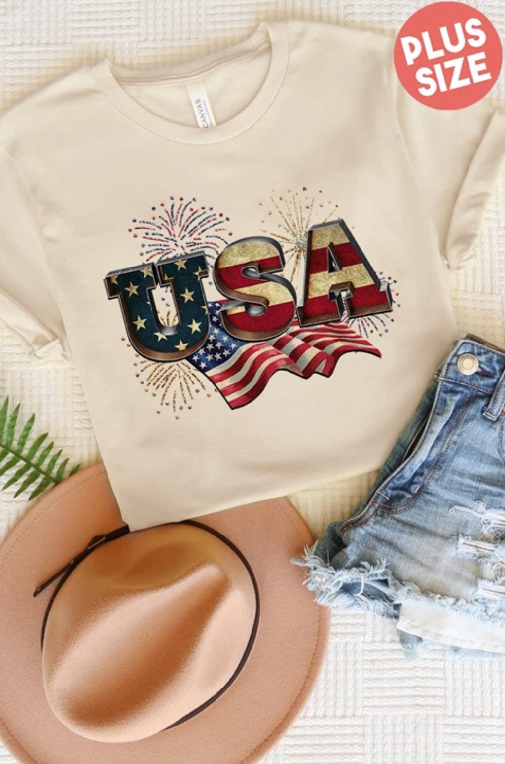"USA" PLUS graphic t-shirt