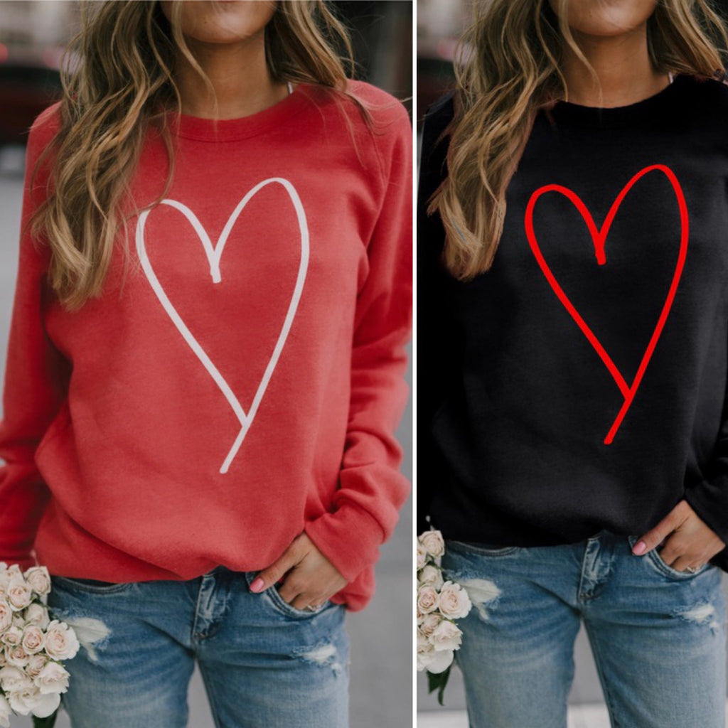 “Share The Love” graphic sweatshirts