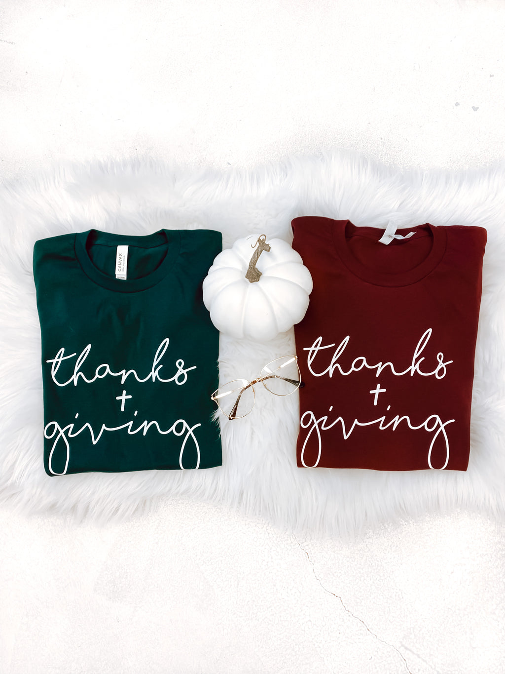 “Thanks + Giving” t-shirt