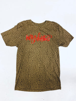 "Merry Christmas" leopard graphic t-shirt