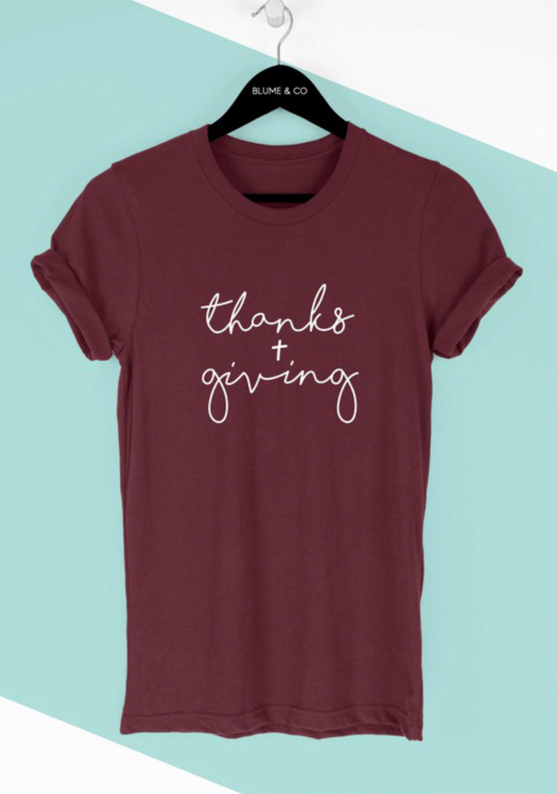 “Thanks + Giving” t-shirt