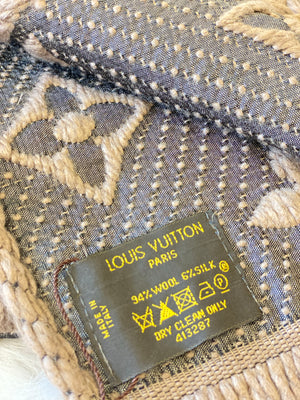 LV brown scarf