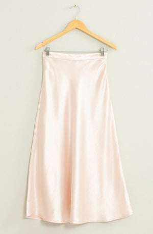 “Satin In Spring” skirt collection