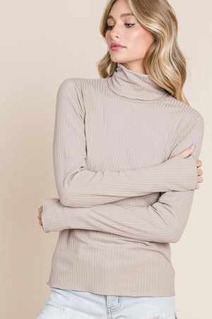 “Layering Basics” turtleneck top